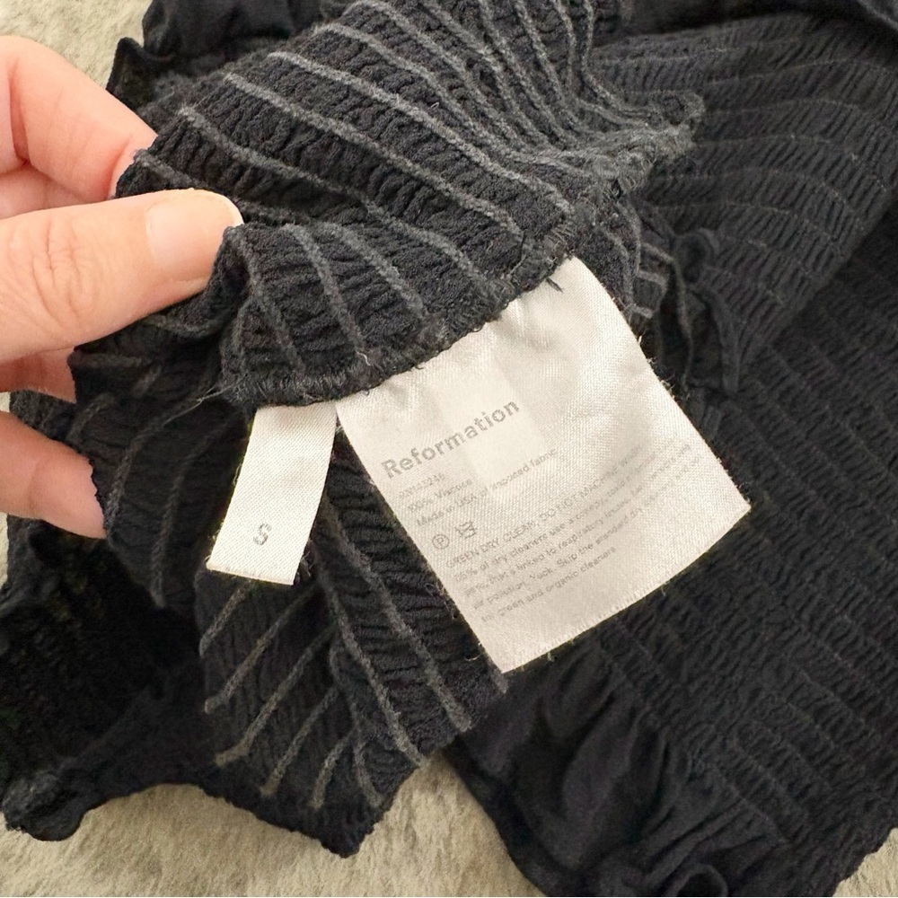 Reformation Julie Square Neck Smock Top Small - Picture 8 of 9